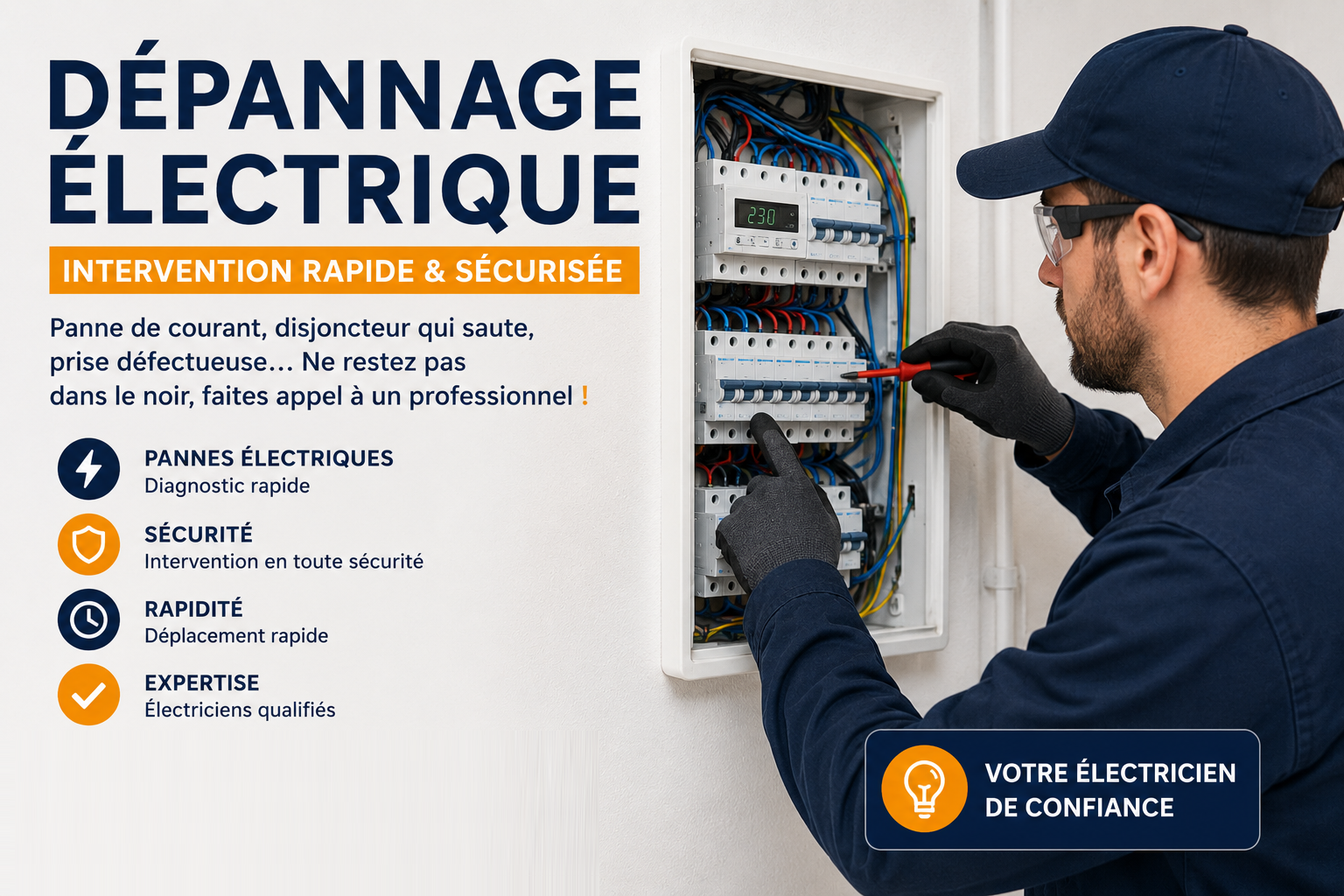 Dépannage électrique rapide