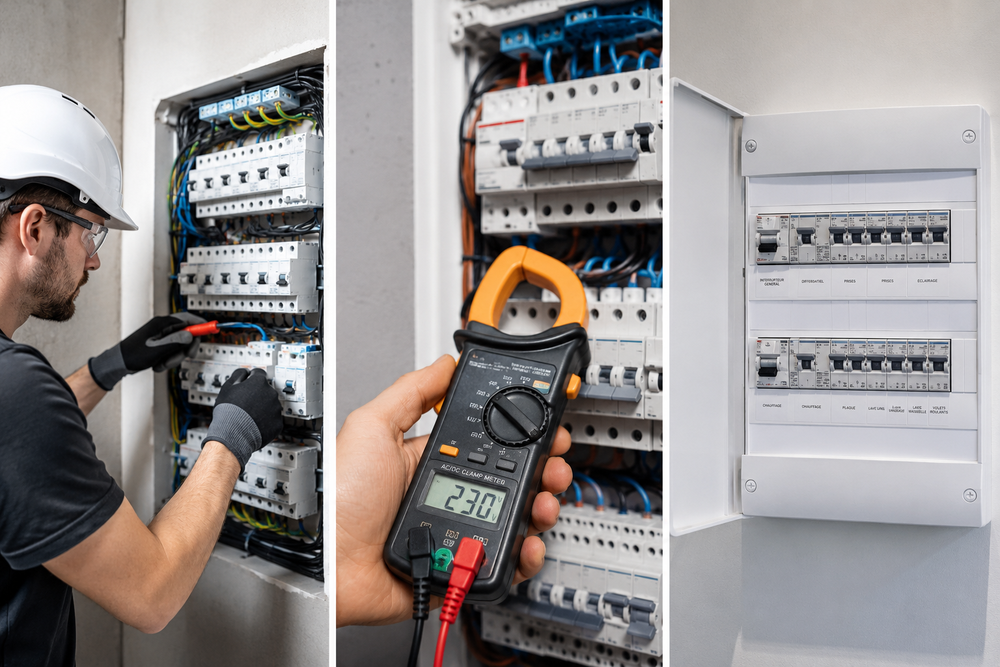 Maintenance et contrôle de tableau électrique